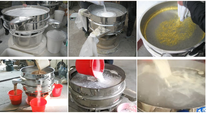豆?jié){振動篩可適用于化工行業(yè)、食品行業(yè)、冶金礦業(yè)、公害處理等行業(yè)